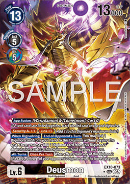 Deusmon Card Front