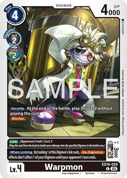 Warpmon Card Front