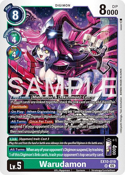 Warudamon Card Front