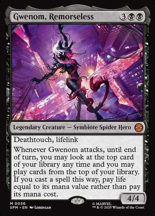 Gwenom, Remorseless Card Front