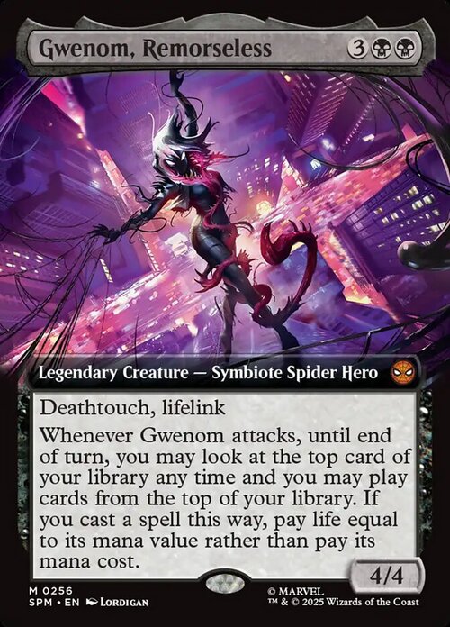 Gwenom, Remorseless Card Front