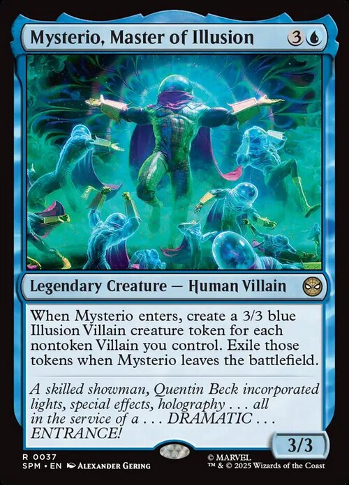 Mysterio, Master of Illusion Card Front