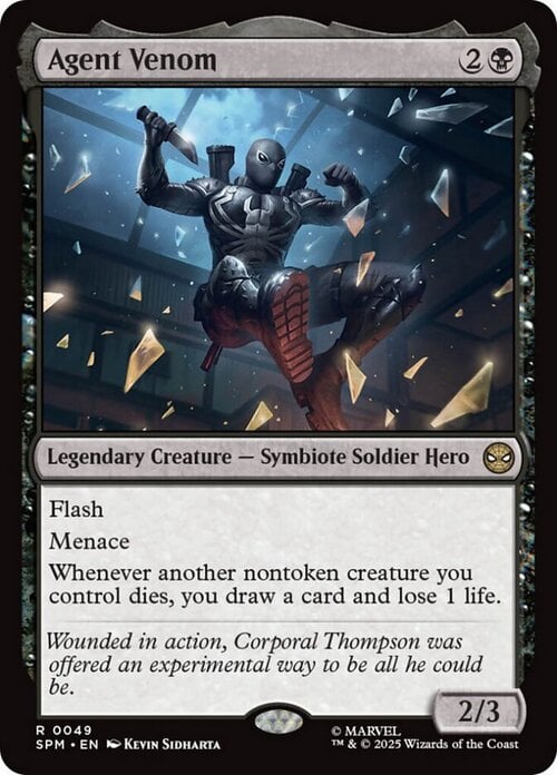 Agent Venom Card Front