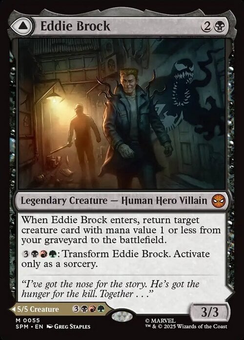 Eddie Brock // Venom, Lethal Protector Card Front