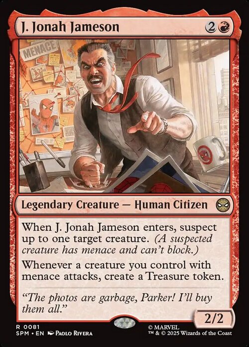 J. Jonah Jameson Card Front