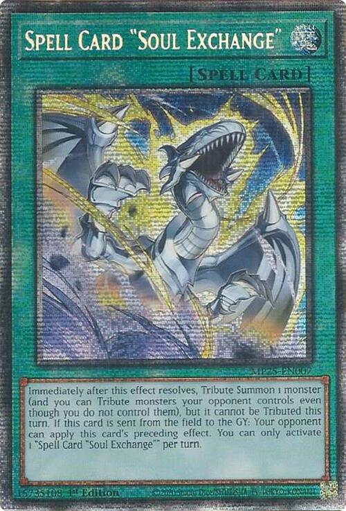 Spell Card Soul Exchange Card Front