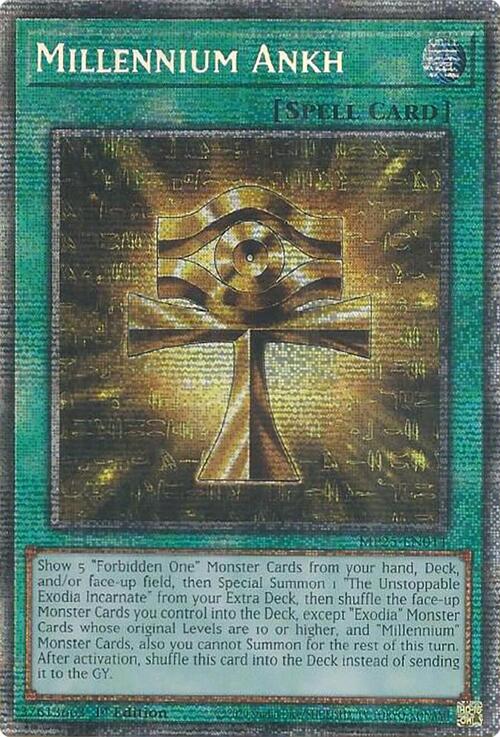 Millennium Ankh Card Front
