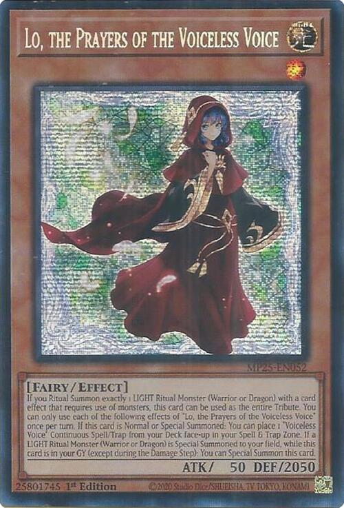 Lo, le Preghiere della Voce Muta Card Front