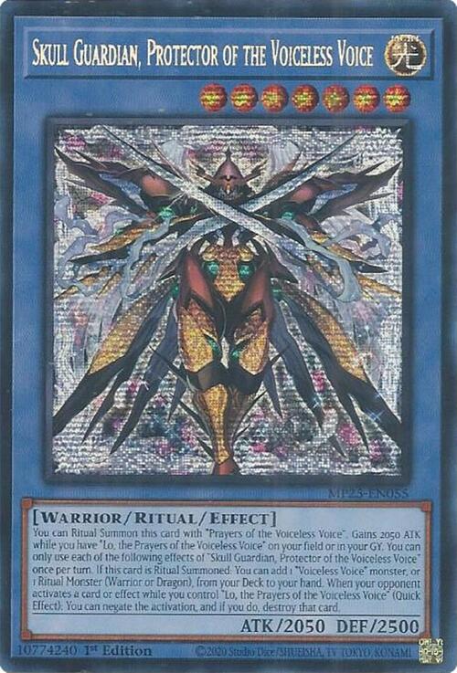 Skull Guardian, Protector of the Voiceless Voice Card Front