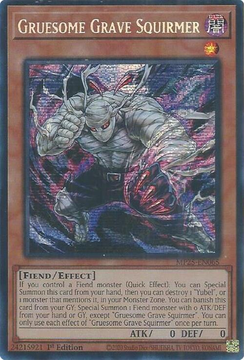 Gruesome Grave Squirmer Card Front