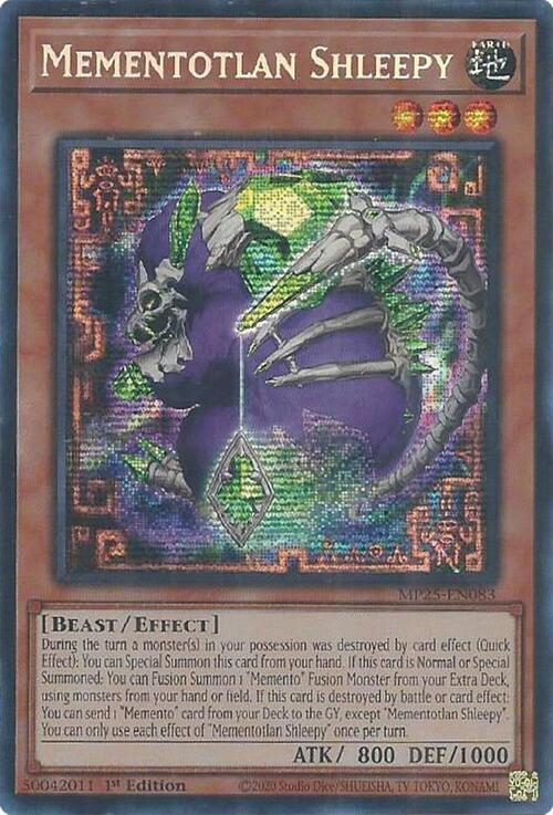 Mementotlan Shleepy Card Front