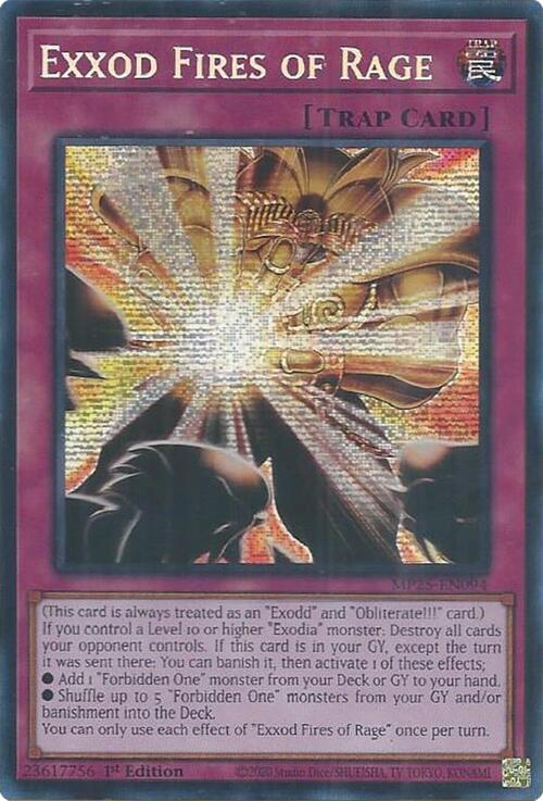Exxod Fires of Rage Card Front