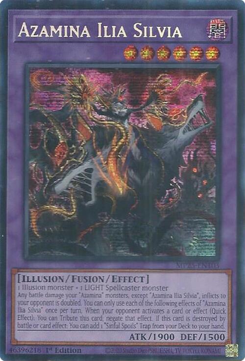 Azamina Ilia Silvia Card Front