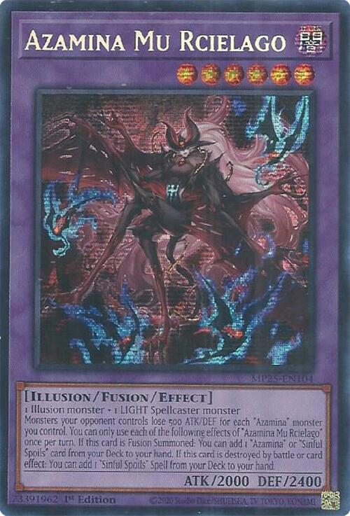Azamina Mu Rcielago Card Front