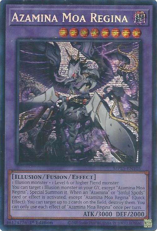 Azamina Moa Regina Card Front