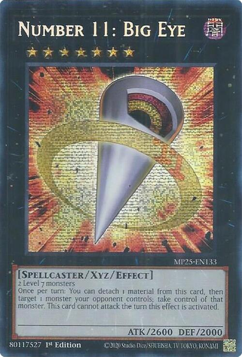 Number 11: Big Eye Card Front