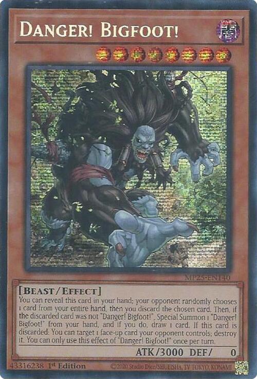 Danger! Bigfoot! Card Front