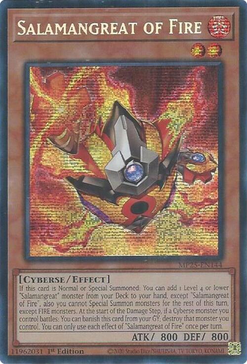 Salamagna di Fuoco Card Front