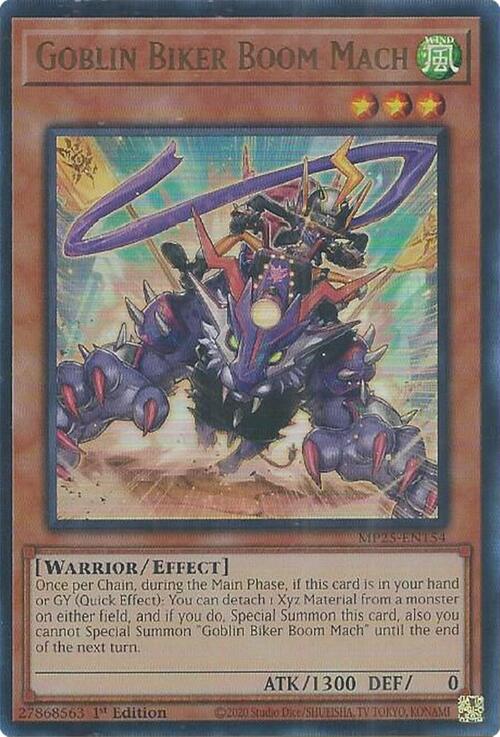Goblin Biker Boom Mach Card Front