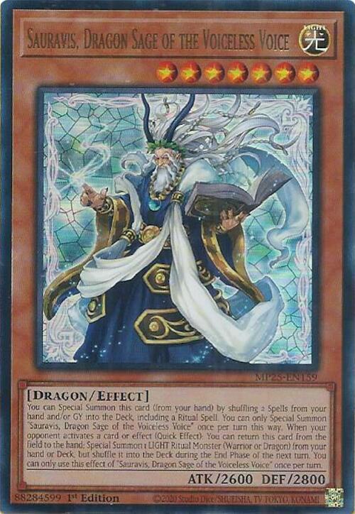 Sauravis, Dragon Sage of the Voiceless Voice Card Front