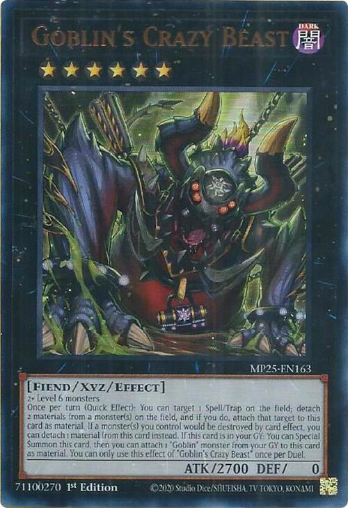 Goblin's Crazy Beast Card Front