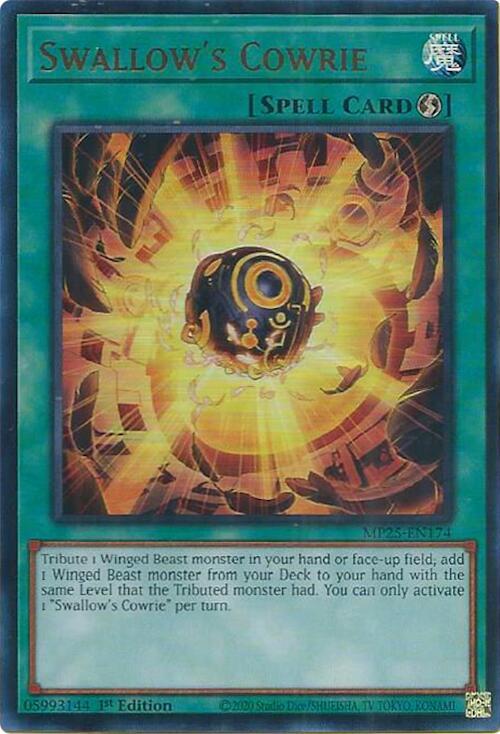 Swallow's Cowrie Card Front