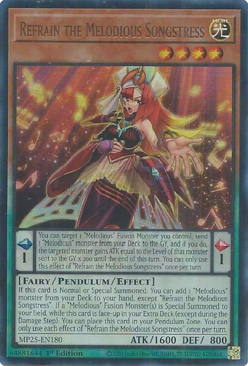 Refrain the Melodious Songstress Card Front