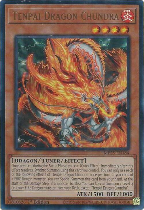 Tenpai Dragon Chundra Card Front