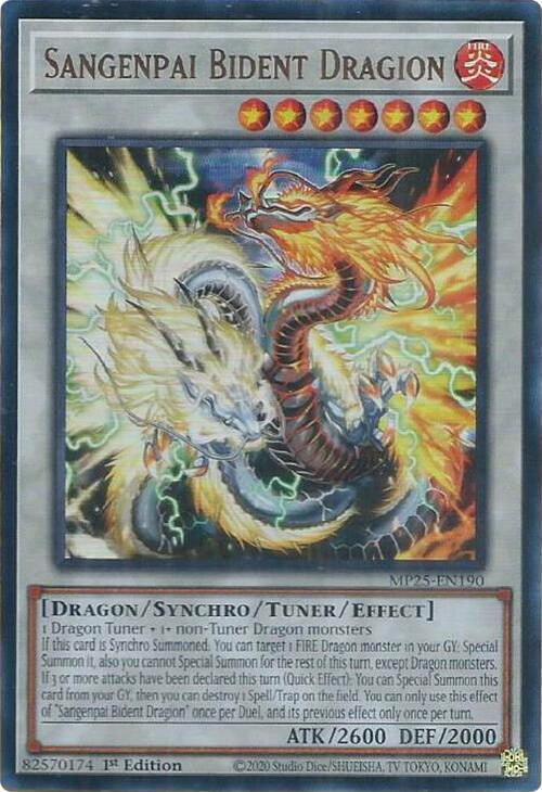 Sangenpai Bident Dragion Card Front