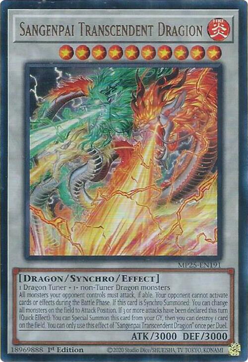 Sangenpai Transcendent Dragion Card Front