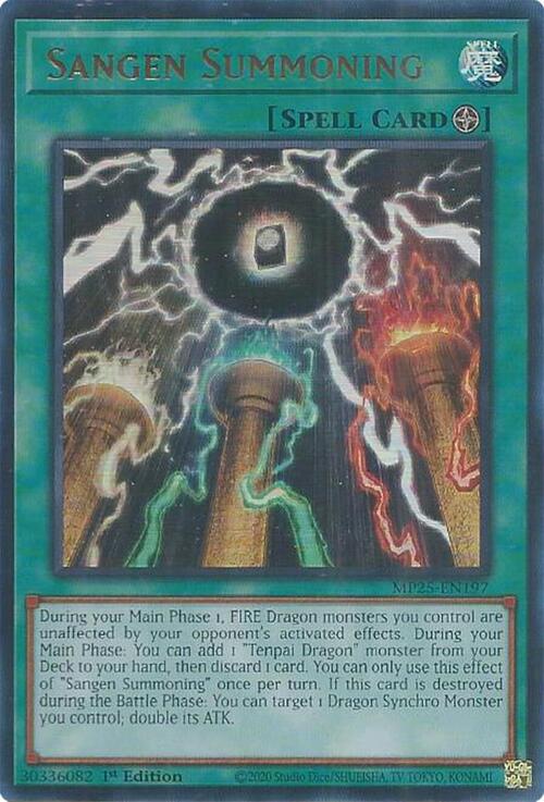Sangen Summoning Card Front