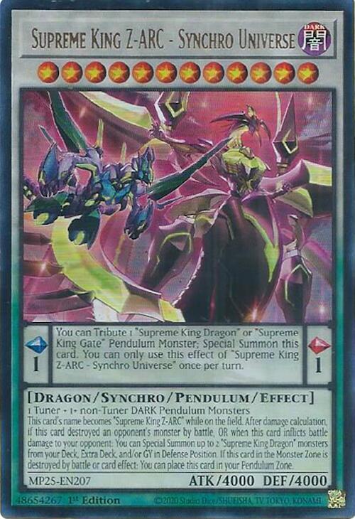 Supreme King Z-ARC - Synchro Universe Card Front