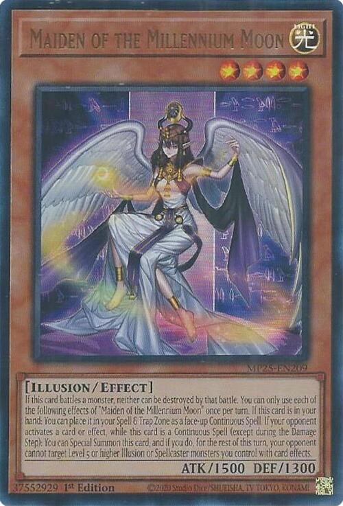 Maiden of the Millennium Moon Card Front