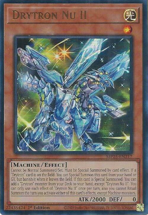Drytron Nu II Card Front