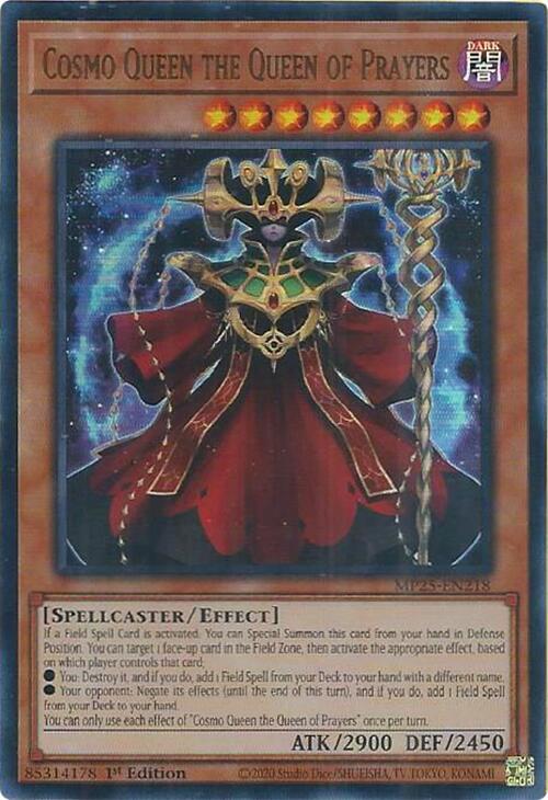 Cosmo Queen the Queen of Prayers Card Front