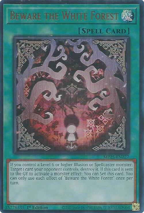 Beware the White Forest Card Front