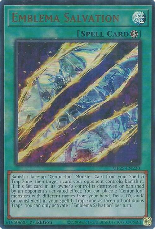 Emblema Salvation Card Front