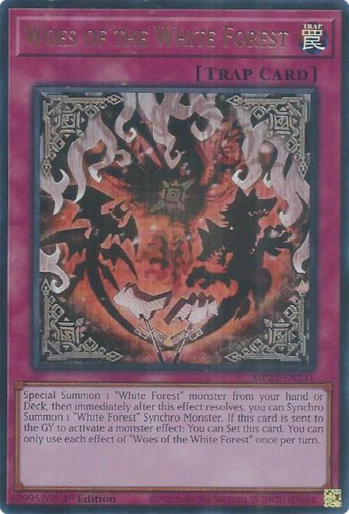 Woes of the White Forest Card Front