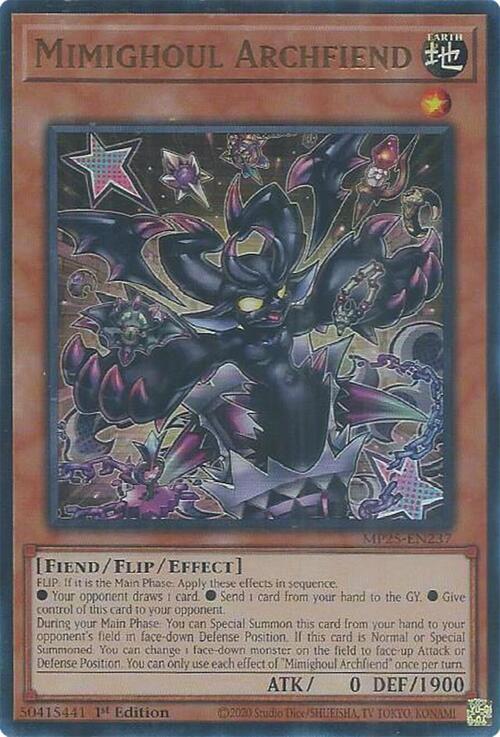 Mimighoul Archfiend Card Front