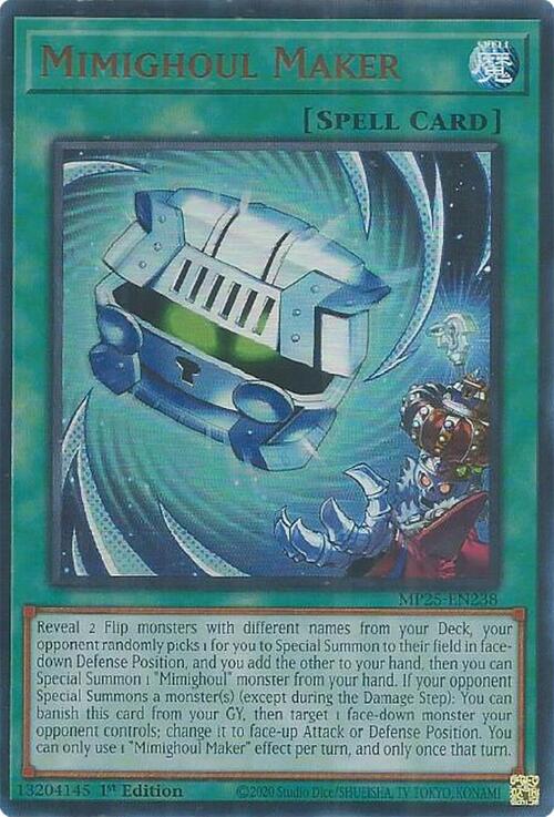 Mimighoul Maker Card Front