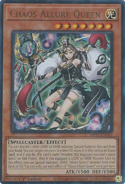 Chaos Allure Queen Card Front
