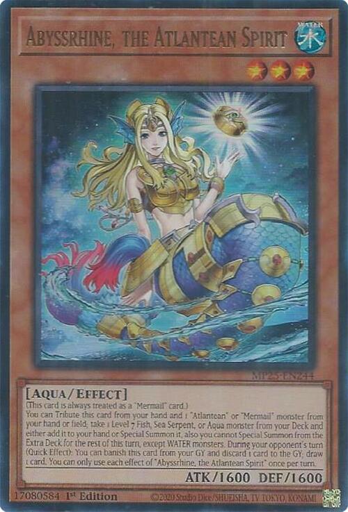 Abyssrhine, the Atlantean Spirit Card Front