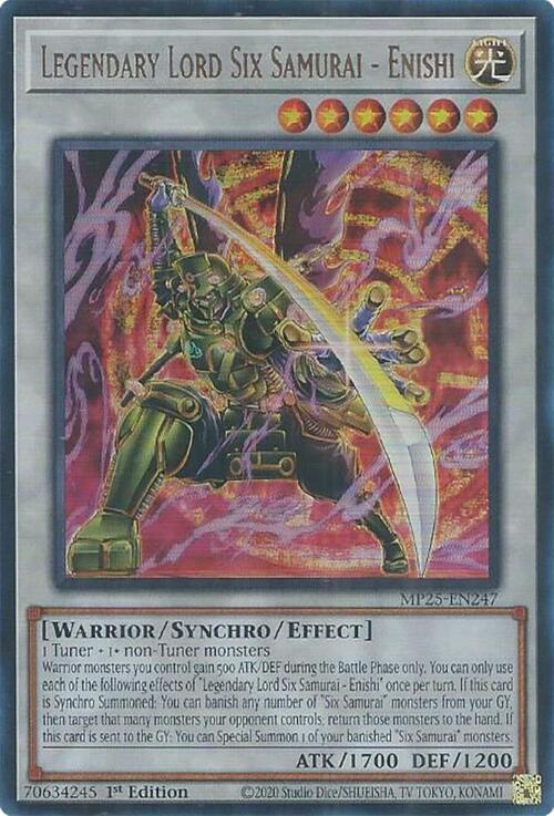 Legendary Lord Six Samurai - Enishi Card Front