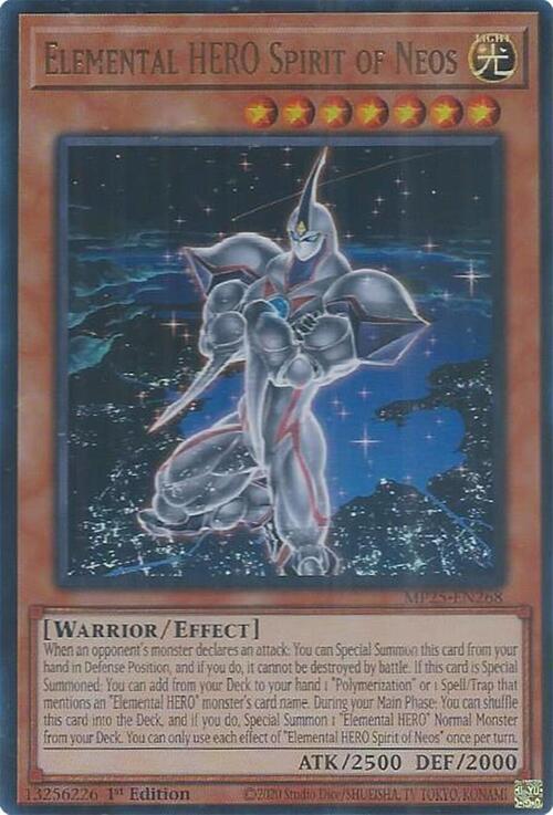 Elemental HERO Spirit of Neos Card Front