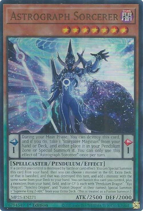 Astrograph Sorcerer Card Front