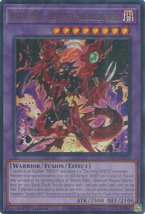 Destiny HERO - Destroyer Phoenix Enforcer Card Front
