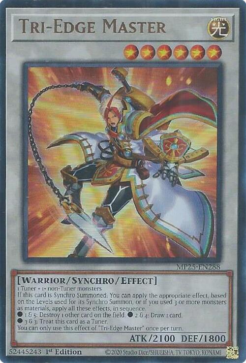 Tri-Edge Master Card Front