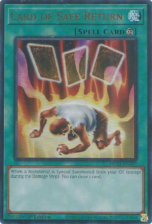 Card of Safe Return Card Front
