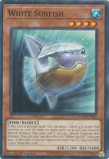 White Sunfish Card Front