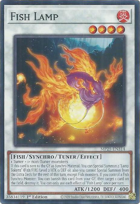 Fish Lamp Card Front